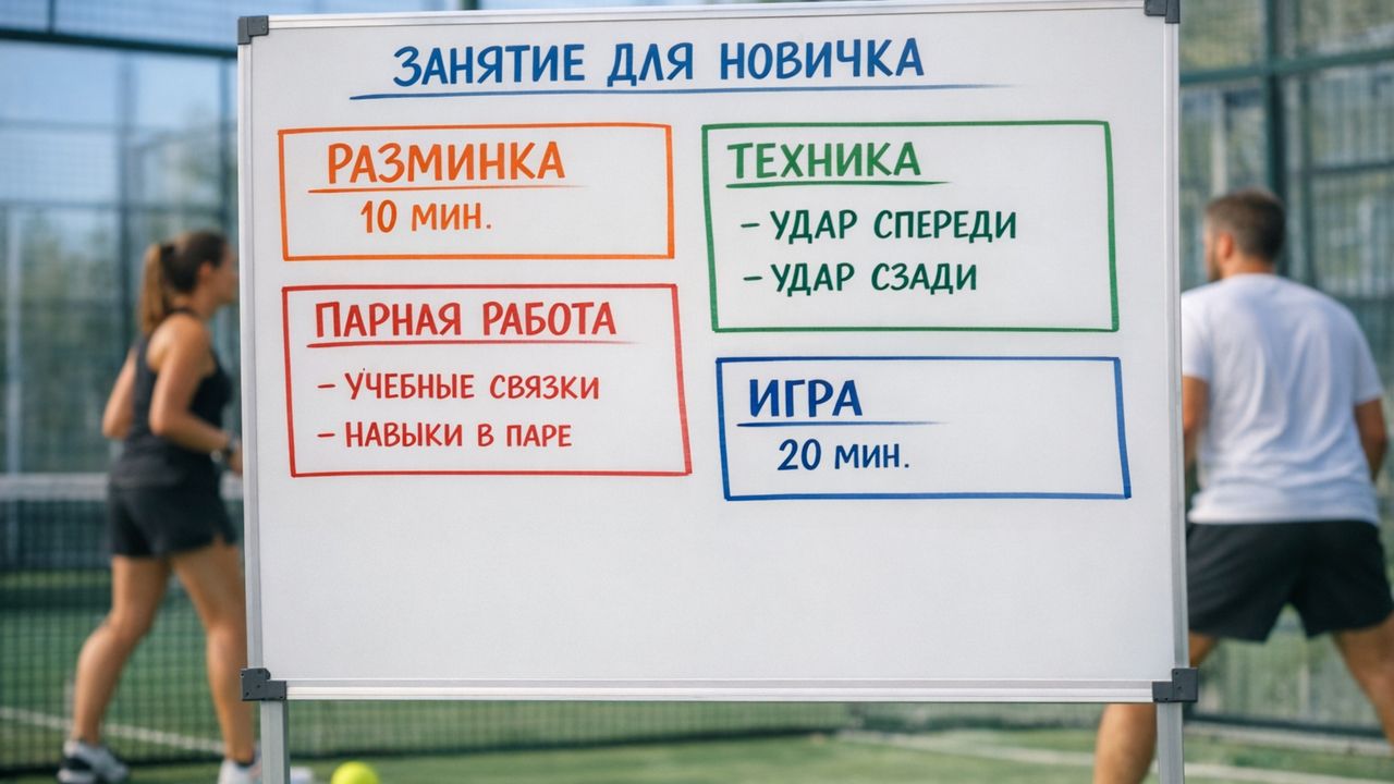программа тренировки по паделу для новичков