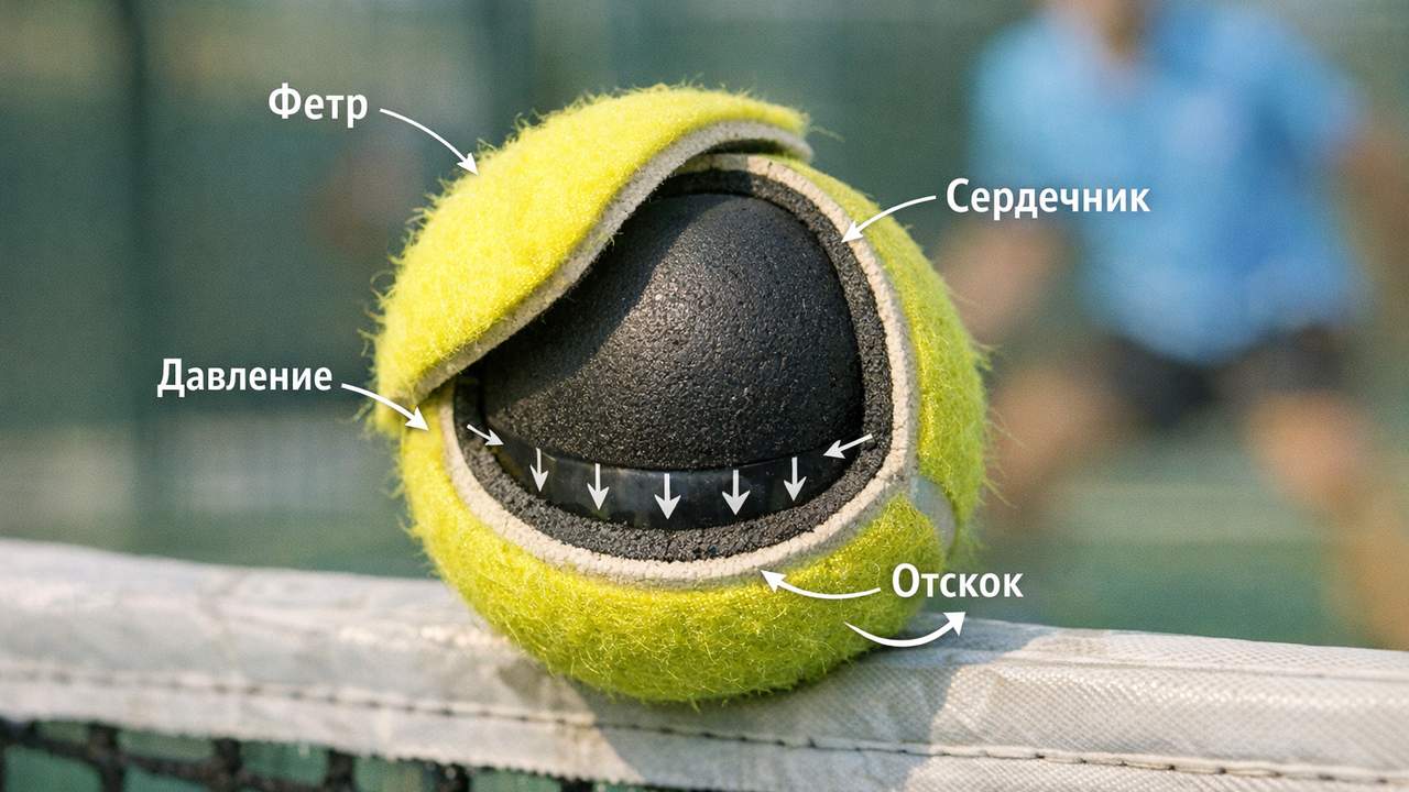технические характеристики мяча для падела