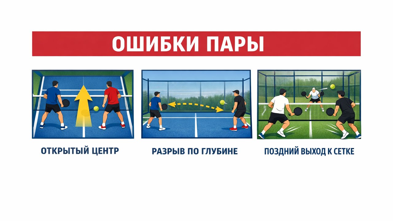 типичные тактические ошибки в паделе