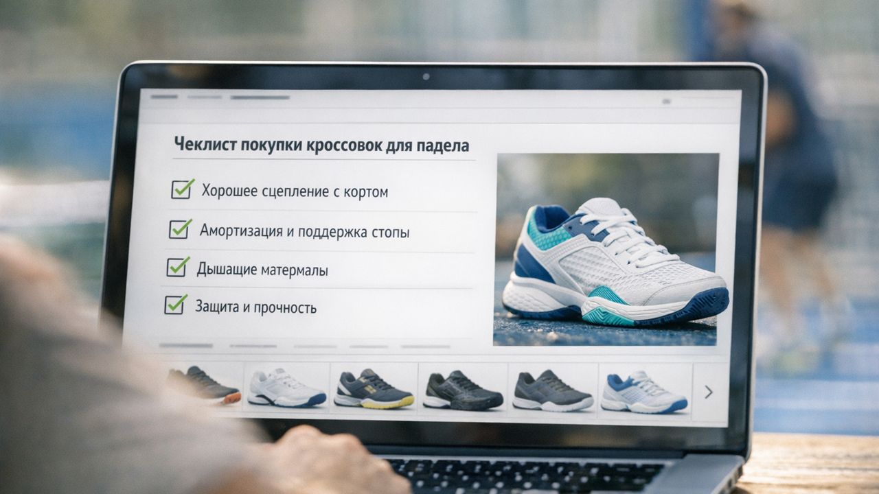 что проверить перед заказом обуви для падела