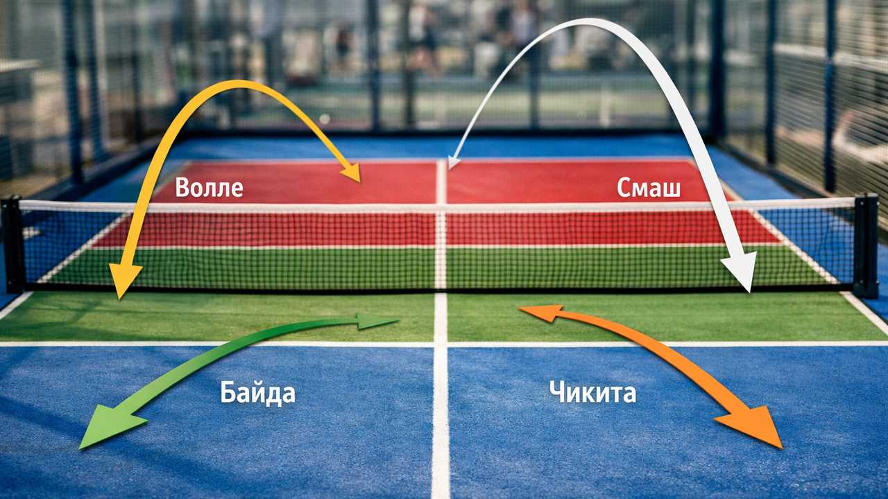 основные виды ударов в паделе