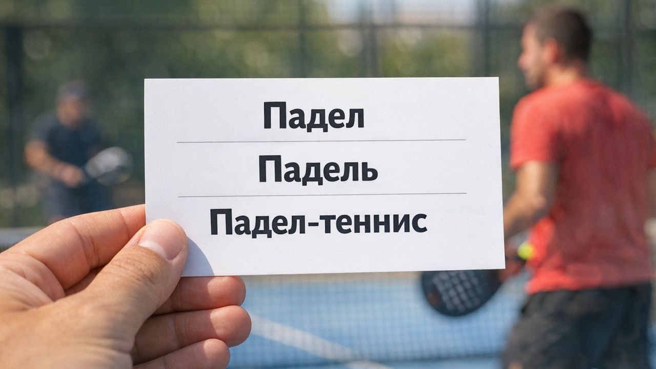 как правильно падел или падель